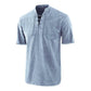 🎉LAST DAY SALE 50% OFF⚡👕Men Gothic Retro T-Shirt, Lace-up V-neck, Linen Pocket