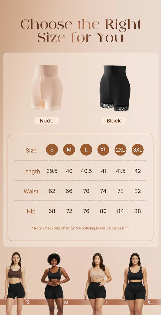 Padded Butt Lifter Shapewear Shorts