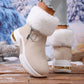 ⏳Time-limited Special⏰Women’s Thick-Sole Lined Ankle Boots: Warm, Elevated & Walk-all-Day Comfy