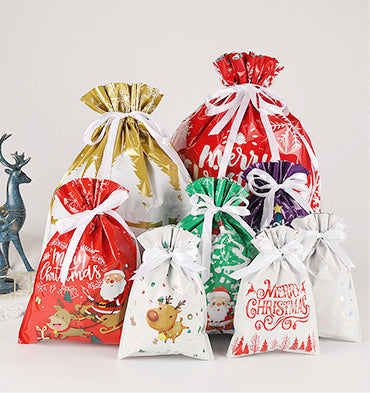 🎅🎁Christmas gift bags with drawstring