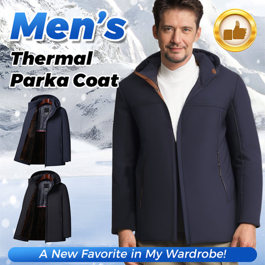 🔥Winter Sale promotion 49% OFF🔥 Men’s Thermal Thick Hooded Parka Coat