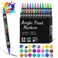 🎨Last Day 🔥 Dual Tip Acrylic Paint Pen Marker - 24/48/72 Colors
