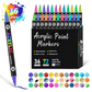🎨Last Day 🔥 Dual Tip Acrylic Paint Pen Marker - 24/48/72 Colors