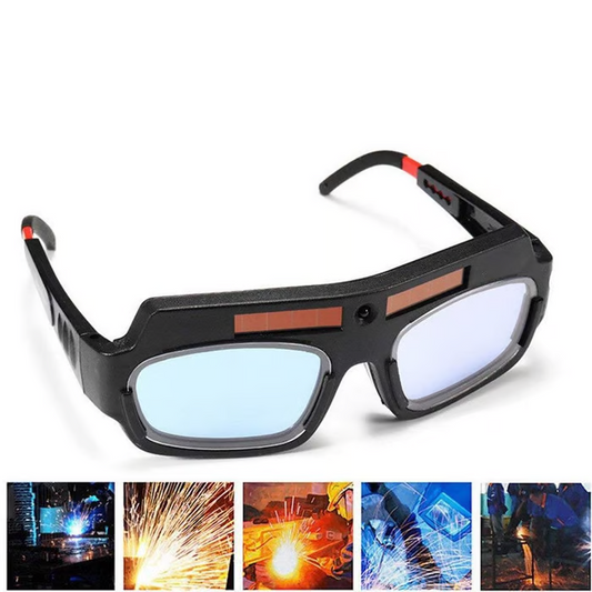 Solar-Powered Auto-Light-Changing Welding Glasses