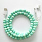 2-In-1 USB To Type-C ＆ Lighting Beaded Charger Cord