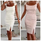 Women’s Elegant Bodycon Dress with Side Slit