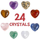 💓24 Pack Valentines Cards with Heart-Shape Crystals