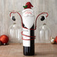 🎅 Holiday Wine Bottle & Glass Holders🍷