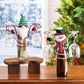 🎅 Holiday Wine Bottle & Glass Holders🍷