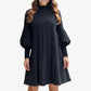 💓2025 New Design 49% OFF🍁Women's Plus Size Lantern Sleeve Stand Collar Dress