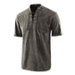 🎉LAST DAY SALE 50% OFF⚡👕Men Gothic Retro T-Shirt, Lace-up V-neck, Linen Pocket