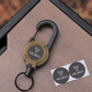 🔑 Last Day Special Price £9.77 ! 🔥Buy 1 Get 1 Free🎣 Retractable Carabiner Keychain – 65cm steel lanyard, 100,000 pull cycles. Lightweight & sturdy. No more fumbling for keys! 🧗✨