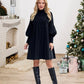 💓2025 New Design 49% OFF🍁Women's Plus Size Lantern Sleeve Stand Collar Dress