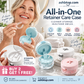 All-in-One Retainer Storage Case — Soaking Compartment, Built-in Mirror & Cleaning Tools