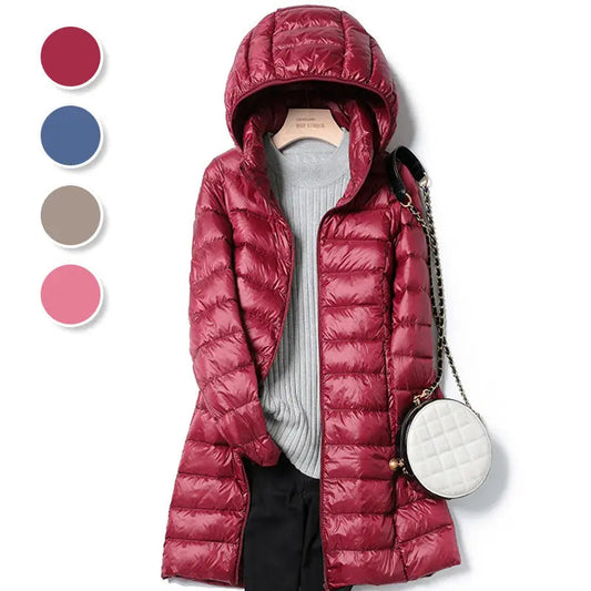 🔥HOT SALE🔥[Best Gift For Her] Women's Hooded Down Jacket(50%OFF)