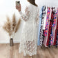 💖Limited Sale 49% OFF💖Women's Elegant Long-Sleeve Lace Dress