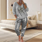 💝Devil's Eye Gold Foil Top and Sequin Pants Set