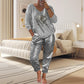 💝Devil's Eye Gold Foil Top and Sequin Pants Set
