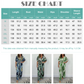 💕Women's Summer Fashion Leaf Print Plus Size Bodysuit with Elastic Waist