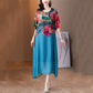 💃2025 New Arrival Pre-Sale💕Women's Elegant Flowy Floral Print Plus Size Dress