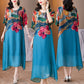 💃2025 New Arrival Pre-Sale💕Women's Elegant Flowy Floral Print Plus Size Dress