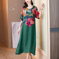 💃2025 New Arrival Pre-Sale💕Women's Elegant Flowy Floral Print Plus Size Dress