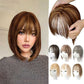 💥Limited Time Big Sale 49% OFF💥 Natural Hair Toppers with Bangs for Women（100% Natural Real Hair）