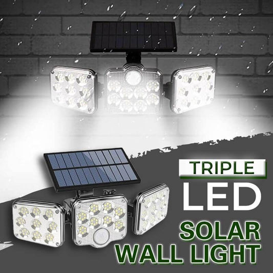 🔥Limited Time 49% Off 🔥Triple LED Solar Wall Light
