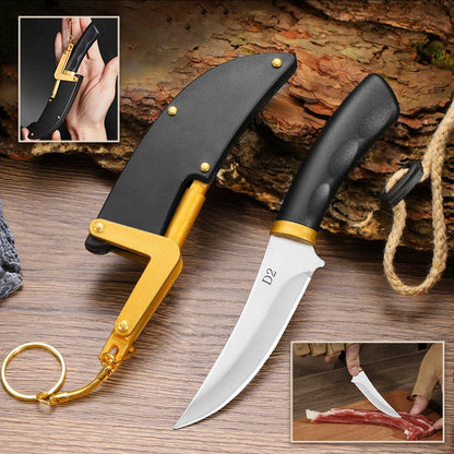 🎅Christmas 49% off sale💥Multipurpose Outdoor Portable Fruit Knife with Sheath