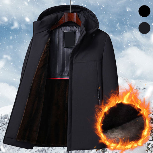 🔥Christmas Hot Sale 49% OFF🔥 Men’s Thermal Thick Hooded Parka Coat