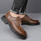 🔥Men's Breathable Retro PU Leather Soft Sole Shoes