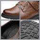 🔥Men's Breathable Retro PU Leather Soft Sole Shoes
