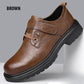 🔥Men's Breathable Retro PU Leather Soft Sole Shoes