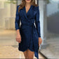 🎁[Best Gift for Her] Fashion Sexy Sequined Solid Color Waisted Dress for Lady