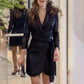 🎁[Best Gift for Her] Fashion Sexy Sequined Solid Color Waisted Dress for Lady