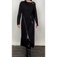 ✨Fashionable solid color maxi dress for women with three zippers