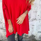 🌈 HOT SALE🌈Women's Long Sleeve Knitted V-Neck Loose Long Top