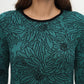 💃2025 New Arrival Pre-Sale✨Printed Straight Long Sleeve Crew Neck Dress