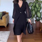 🌸Elegant Women's Mesh Long Sleeve Dresses V-Neck