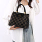 Women’s Luxury 3-Compartment Handbag with Shoulder Strap