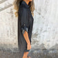 👗Women's Casual Denim Lapel Dress