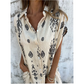 💕Spring New Arrival💕Loose-Fit Printed Short Sleeve Dress with Pockets