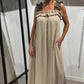 💖Limited Sale 49% OFF💖Women's Casual Sleeveless Maxi Dress with Pockets