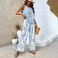 🔥Hot Sale 49% OFF🌺Women’s Trendy Print 2 Piece Outfits Sleeveless Top & Pants