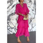 🌸Spring Specials💐 Elegant V-Neck Wrap Waist Tie Layered Dress