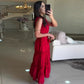 V-Neck Sleeveless Dress with Cut-Out