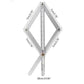 Multifunctional Woodworking Diagonal Ruler