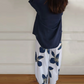 🌸Seasonal dress 49% OFF🌸Women's Crew Neck Tops ＆ Printed Trousers Set🎁