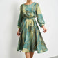 💕Limited Sale 49% OFF💕 Women’s Long Sleeve Fashion Printed Waist Dress – Chic & Timeless!