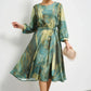 💕Limited Sale 49% OFF💕 Women’s Long Sleeve Fashion Printed Waist Dress – Chic & Timeless!
